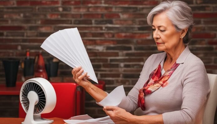 Cool Down Hot Flashes.Menopause Relief