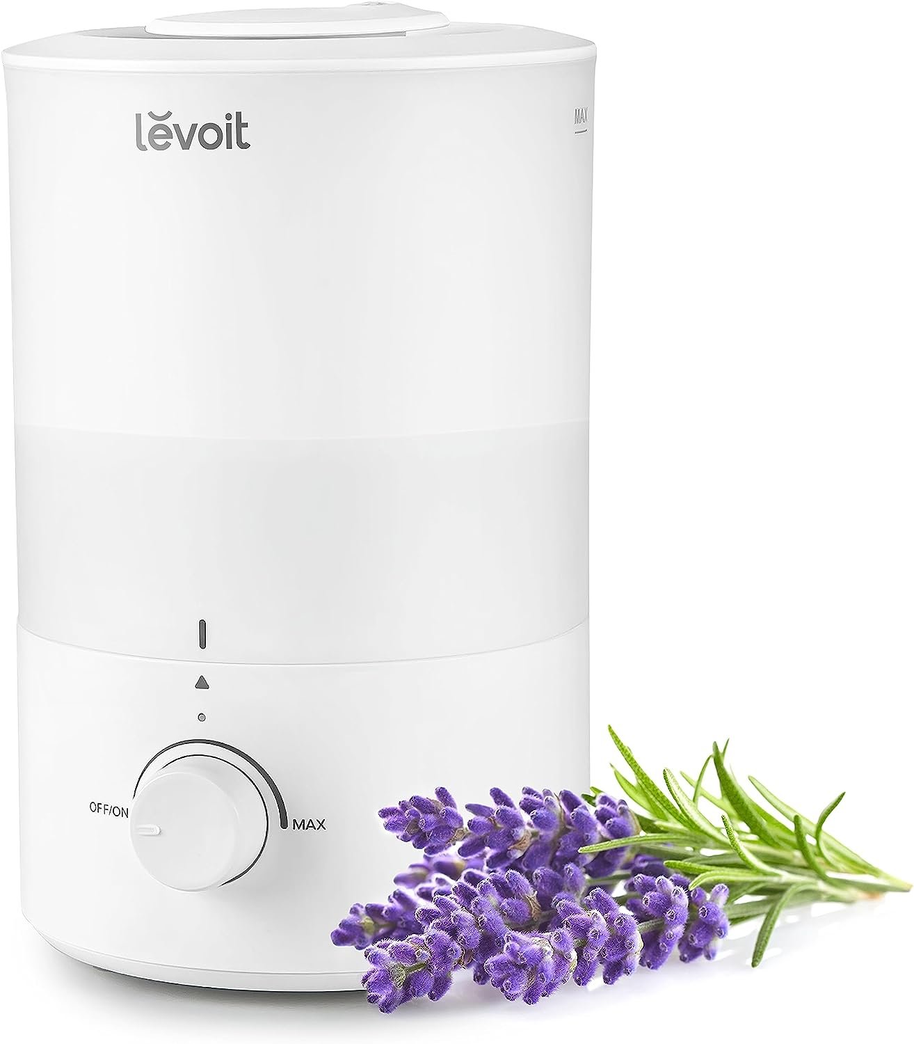 LEVOIT Humidifiers for Bedroom, Quiet (3L Water Tank) Cool Mist Top Fill Essential Oil Diffuser with 25Watt for Home Large Room, 360° Nozzle, Rapid Ultrasonic Humidification for Baby Nursery and Plant