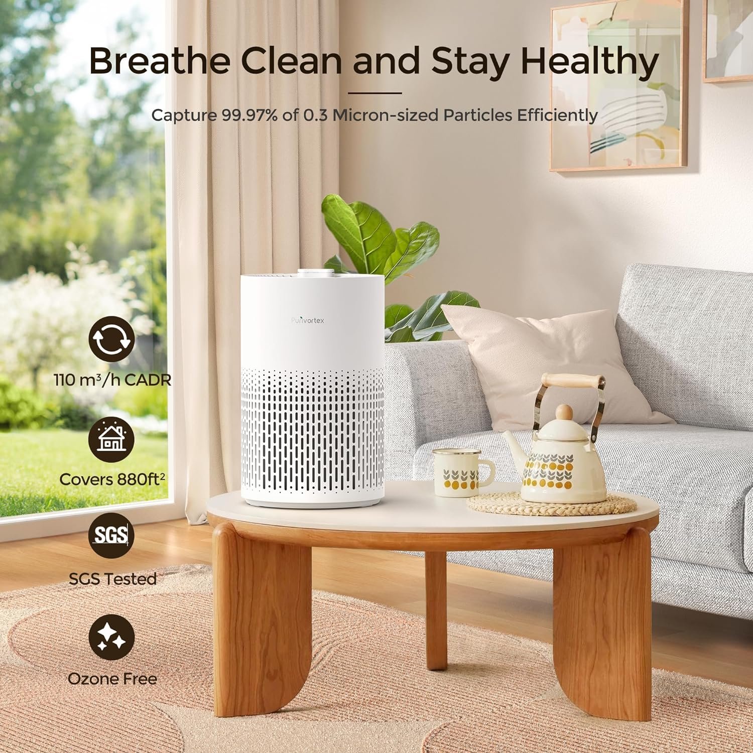 Air Purifiers for Bedroom, H13 True HEPA Filter for A11ergies, Pollen, Smoke, Dusts, Pets Dander, Odor, Hair, Ozone Free, 20db Quiet for Home, Room, Kitchen, SGS Certificaion - AC400 Black Air Purifiers for Bedroom, H13 True HEPA Filter for A11ergies, Pollen, Smoke, Dusts, Pets Dander, Odor, Hair, Ozone Free, 20db Quiet for Home, Room, Kitchen, SGS Certificaion - AC400 Black