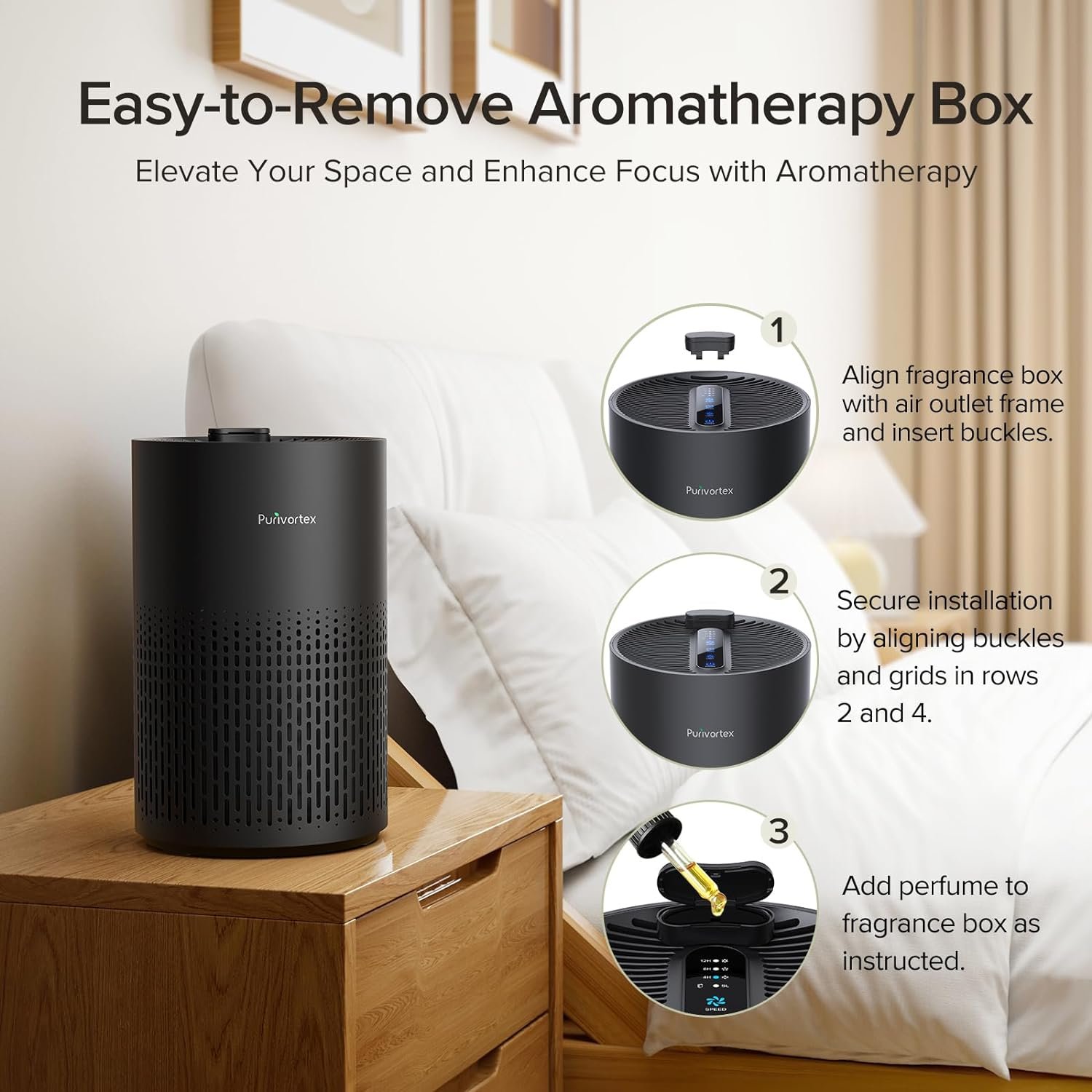 Air Purifiers for Bedroom, H13 True HEPA Filter for A11ergies, Pollen, Smoke, Dusts, Pets Dander, Odor, Hair, Ozone Free, 20db Quiet for Home, Room, Kitchen, SGS Certificaion - AC400 Black Air Purifiers for Bedroom, H13 True HEPA Filter for A11ergies, Pollen, Smoke, Dusts, Pets Dander, Odor, Hair, Ozone Free, 20db Quiet for Home, Room, Kitchen, SGS Certificaion - AC400 Black