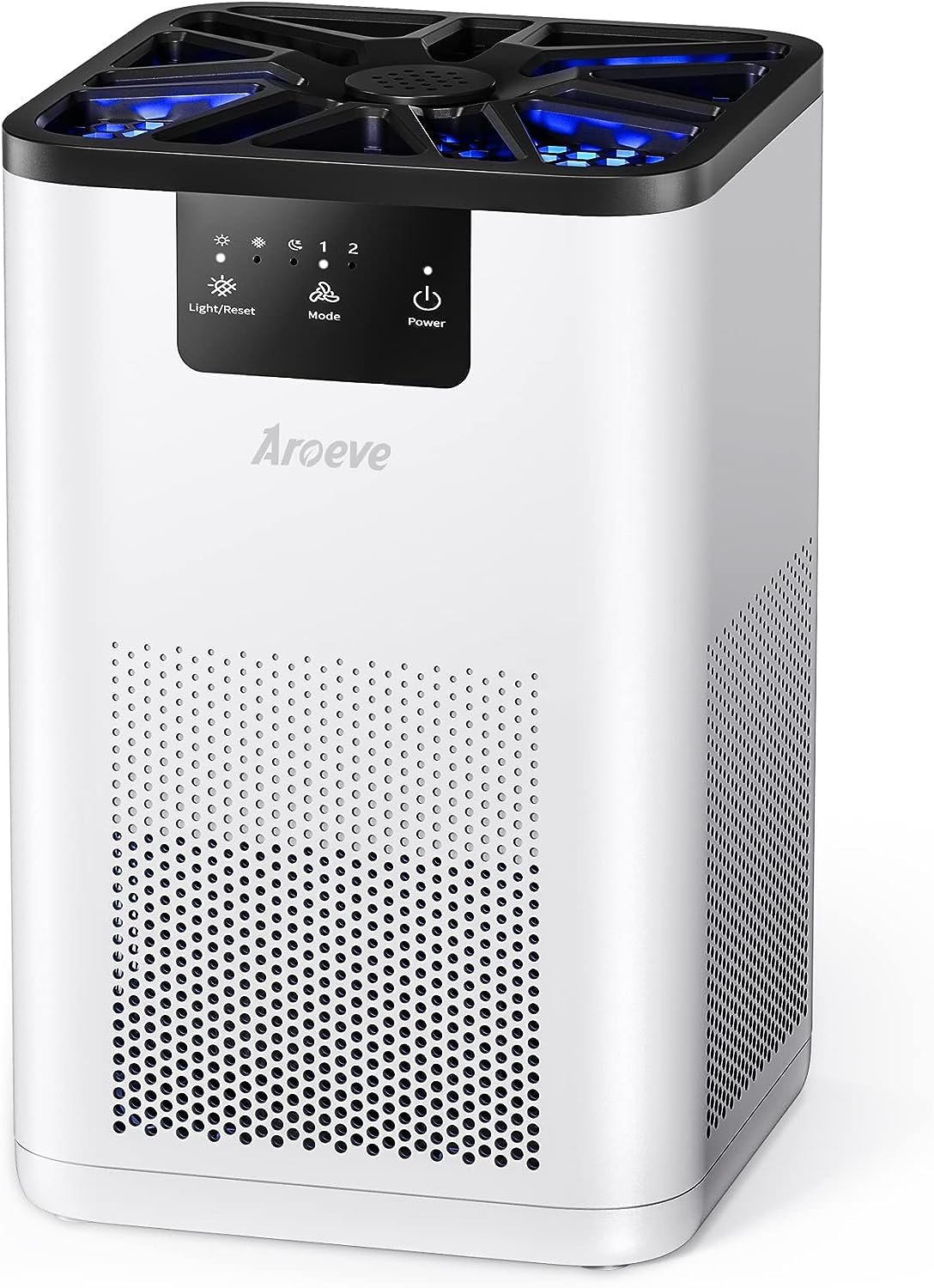 AROEVE Air Purifiers for Bedroom HEPA Air Purifier With Aromatherapy Function For Pet Smoke Pollen Dander Hair Smell 20dB Air Cleaner For Bedroom Office Living Room Kitchen, MK06- White AROEVE Air Purifiers for Bedroom HEPA Air Purifier With Aromatherapy Function For Pet Smoke Pollen Dander Hair Smell 20dB Air Cleaner For Bedroom Office Living Room Kitchen, MK06- White