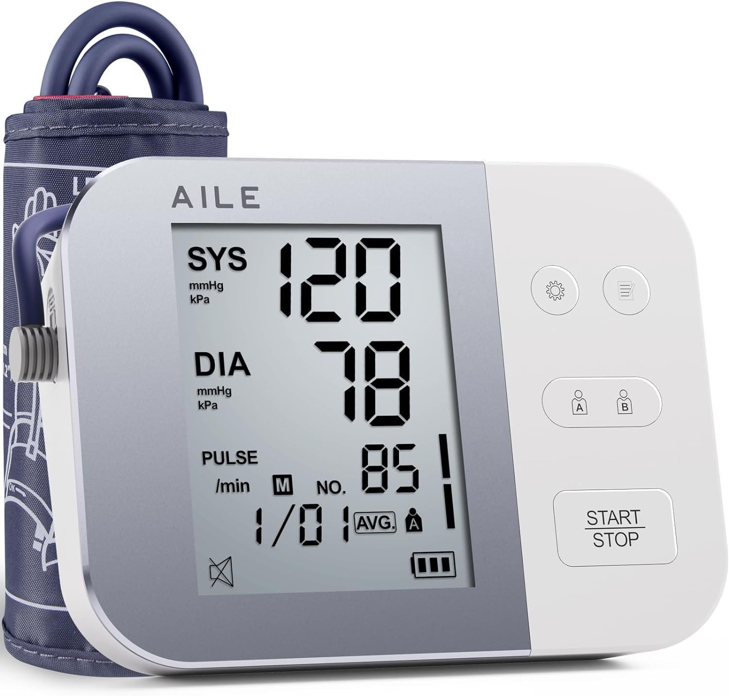Blood Pressure Monitor for Home Use: AILE 111 Blood Pressure Machine - Blood Pressure Cuff (8.7-16.5) - Voice Broadcast - Accurate and Reliable Upper Arm BP Monitor
