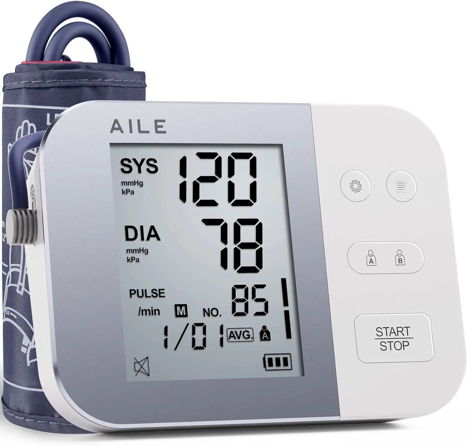Blood Pressure Monitor for Home Use: AILE 111 Blood Pressure Machine - Blood Pressure Cuff (8.7-16.5) - Voice Broadcast - Accurate and Reliable Upper Arm BP Monitor