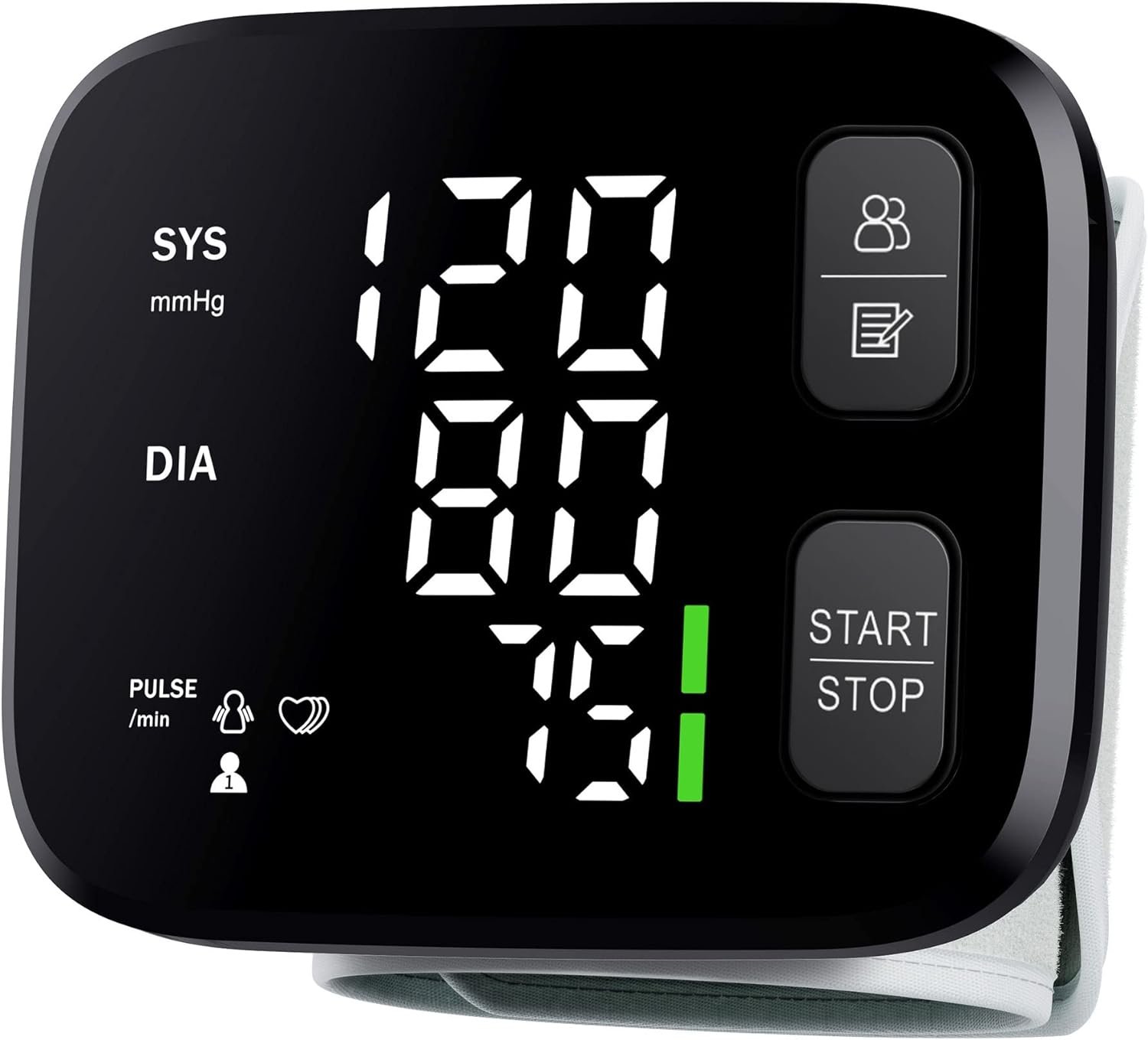 Blood Pressure Monitors High Accuracy Blood Pressure Machine for Home Use Automatic Digital Health Monitoring with Large LED Display Adjustable BP Cuff 4.9-8.5, 120x2 Memory Classic