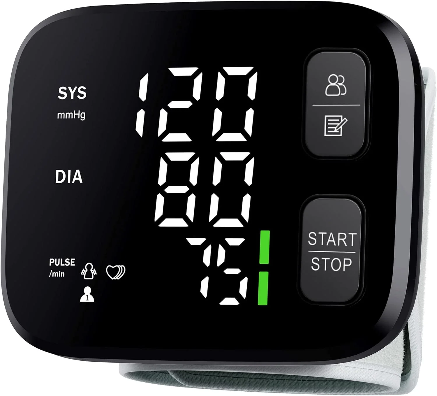 Blood Pressure Monitors High Accuracy Blood Pressure Machine for Home Use Automatic Digital Health Monitoring with Large LED Display Adjustable BP Cuff 4.9-8.5, 120x2 Memory Classic