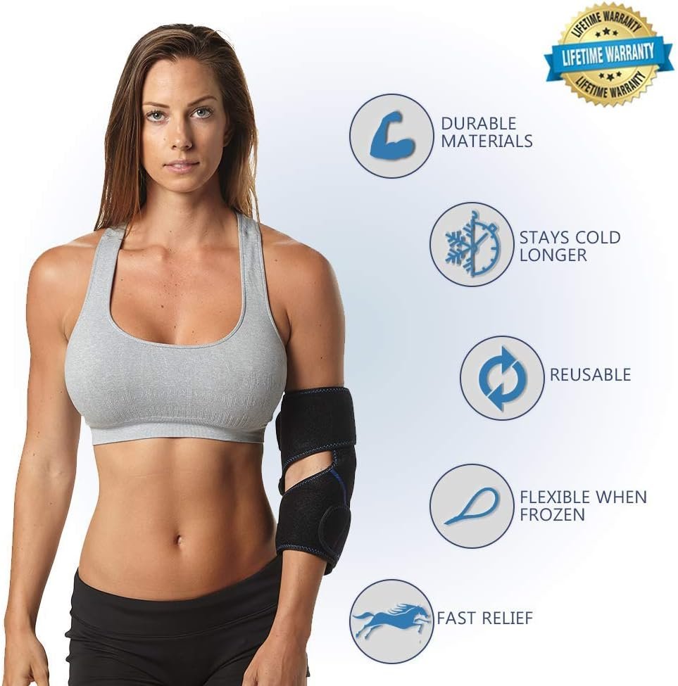 ComfiLife Knee Ice Pack with Wrap – Knee Brace – Reusable Hot  Cold Therapy Gel Pack – Adjustable Compression Support for Injuries, Knee Pain, Knee Surgery, Arthritis, Meniscus and More