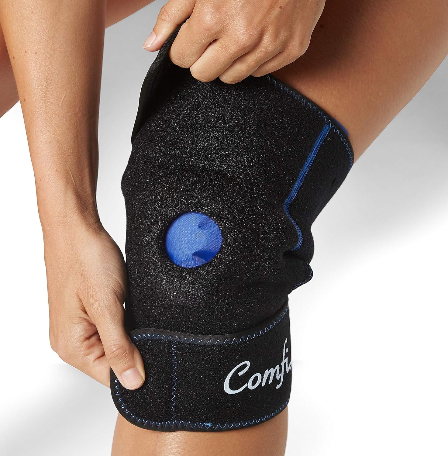 ComfiLife Knee Ice Pack with Wrap – Knee Brace – Reusable Hot  Cold Therapy Gel Pack – Adjustable Compression Support for Injuries, Knee Pain, Knee Surgery, Arthritis, Meniscus and More